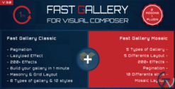 Fast Gallery Premium Wordpress Plugin 3.0