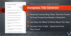 WordPress Title Generator 1.0.0