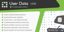 PrivateContent - User Data add-on 3.4.5