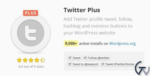 twitter plus banner envato