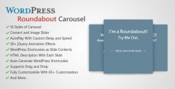 Roundabout - WordPress Carousel Slider Plugin 1.2
