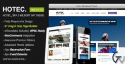 Hotec - Responsive Hotel, Spa And Resort WP Theme 2.5