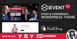 iEvent - Event & Conference WordPress Theme 2.0.3