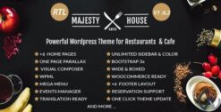 Majesty - Restaurant WooCommerce WordPress Theme 1.6.6