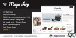 MayaShop - A Flexible Responsive e-Commerce Theme 3.7.2