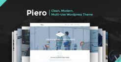 PIERO Clean, Modern, Multi-Use Wordpress Theme 2.1.1