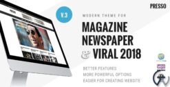 PRESSO - Modern Magazine / Newspaper / Viral Theme 3.3.11