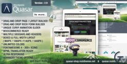 Quasar - Wordpress Theme with Animation Builder 2.9