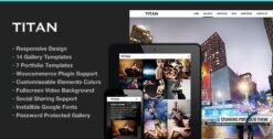 Photography WordPress | Titan for Photography 7.6.1