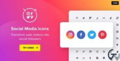 WordPress Social Media Icons – Social Icons Plugin 1.7.1