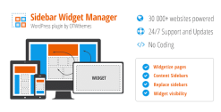 Sidebar And Widget Manager for WordPress 4.6