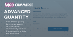 WooCommerce Advanced Quantity 3.0.6