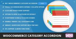 WooCommerce Category Accordion