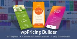 WP Pricing Table Builder Responsive Pricing Plans Plugin for WordPress 1.6.0