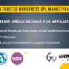 AffiliateWP Order Details For Affiliates Addon