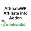AffiliateWP Affiliate Info Addon 1.0.5