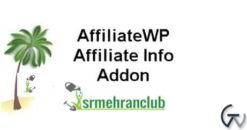 AffiliateWP Affiliate Info Addon 1.2