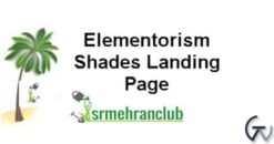 Elementorism Shades Landing Page 1.0.0