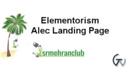 Elementorism Alec Landing Page 1.0.0