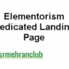 Elementorism Dedicated Landing Page 1.0.0