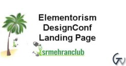 Elementorism DesignConf Landing Page 1.0.0