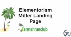 Elementorism Miller Landing Page 1.0.0