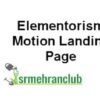 Elementorism Motion Landing Page 1.0.0