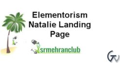 Elementorism Natalie Landing Page 1.0.0