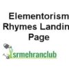 Elementorism Rhymes Landing Page 1.0.0
