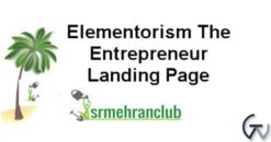 Elementorism The Entrepreneur Landing Page 1.0.0