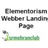Elementorism Webber Landing Page 1.0.0