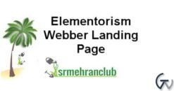 Elementorism Webber Landing Page 1.0.0