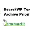 SearchWP Term Archive Priority