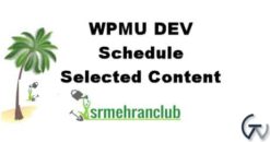 WPMU DEV Schedule Selected Content 1.2.2