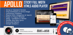 Visual Composer Addon - Apollo Audio Player 2.3