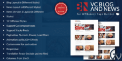 Blog and News Addons for WPBakery Page Builder WP
