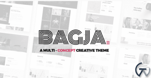 Bagja Responsive Multi Concept One Page Portfo