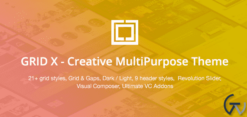 GRID X - Creative MultiPurpose WordPress Theme 1.3.7