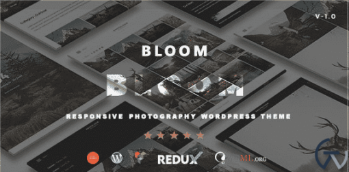 Bloom Photography Portfolio WordPress Theme