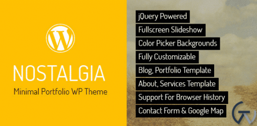 Nostalgia Responsive Portfolio WordPress Theme