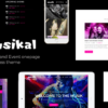 Musikal OnePage Music WordPress Theme