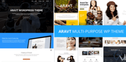Aravt - Creative MultiPurpose WordPress Theme