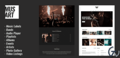 Musart - Music Label and Artists WordPress Theme 1.1.4