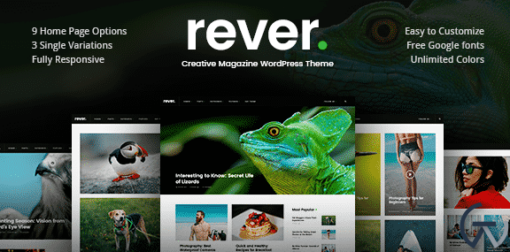 Rever Clean and Simple WordPress Theme