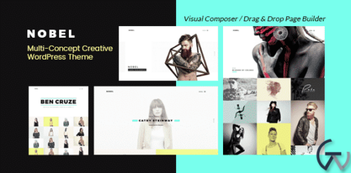 NOBEL Minimal Multi Concept WordPress Theme