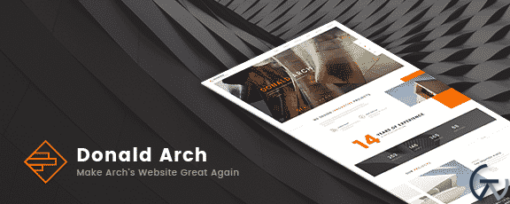 Donald Arch Creative Architecture WordPress Them