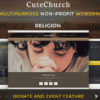 Church Political Municipal CuteChurch WP Theme