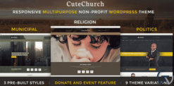 Church, Political, Municipal — CuteChurch WP Theme 2.0.1