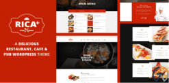 Rica Plus - A Delicious Restaurant, Cafe & Pub WP 1.7