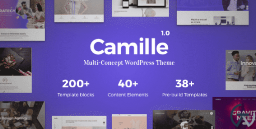 Camille Multi Concept WordPress Theme